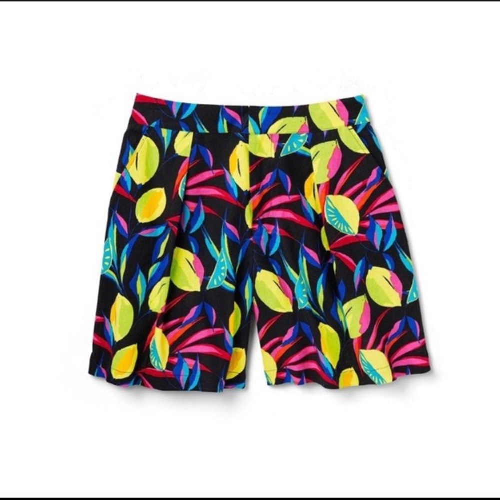 Lemon Print Shorts